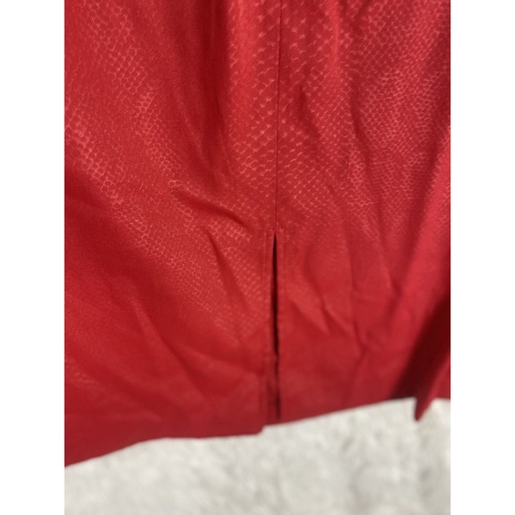 BCBG Paris Womens Red Strapless Dress Size 6 Snake Print - Picture 8 of 9